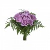 Purple roses by the dozen